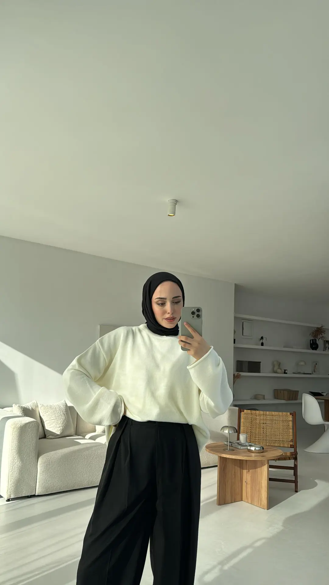 Dikişsiz Premium Triko Ekru - Görsel 3