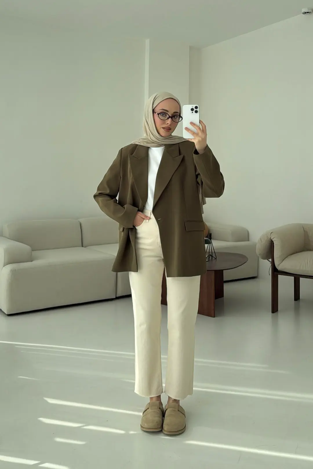 Haki Blazer Ceket