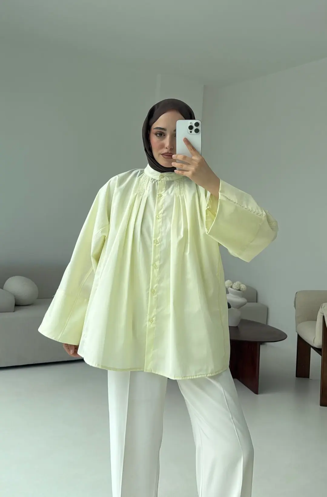 Lena Gömlek Sarı
