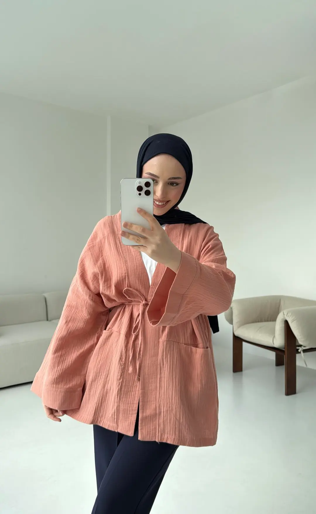 Müslin Kimono - Görsel 7