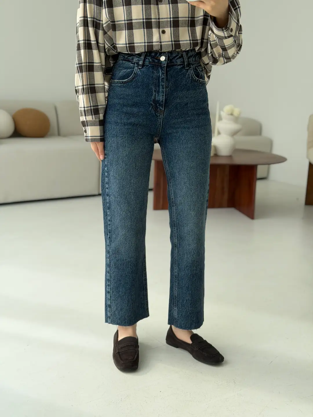 Premium Paçası Kesik Jean 249 - Görsel 3