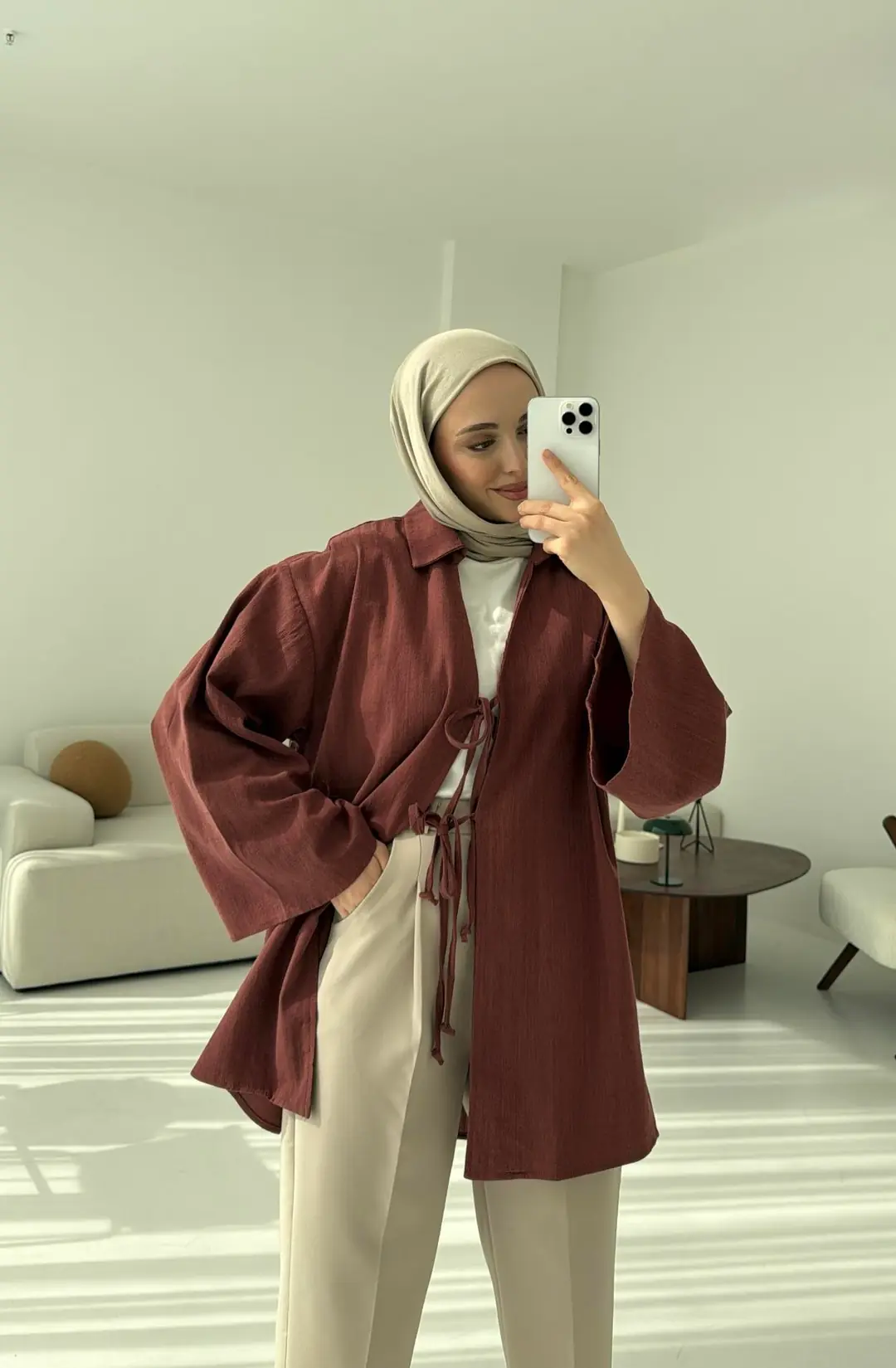Uzun Kimono Kiremit