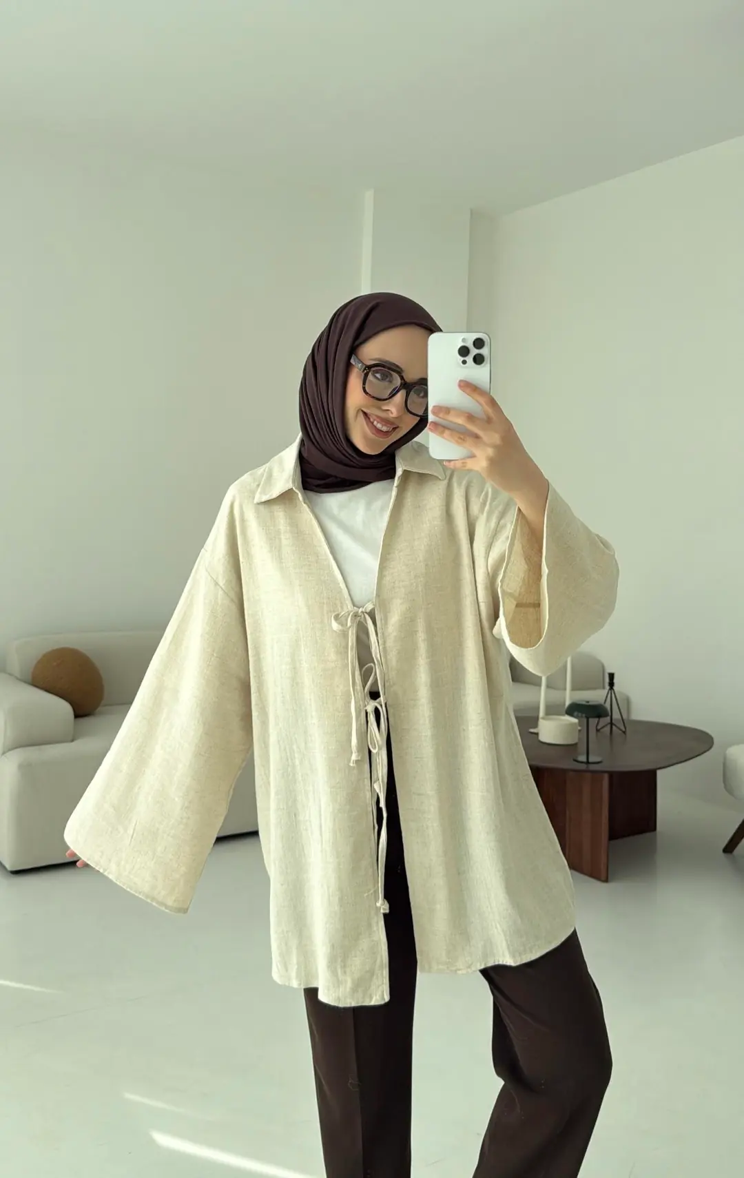 Uzun Kimono Natural
