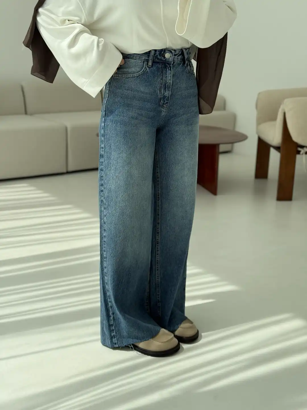 Wide Leg Pantolon